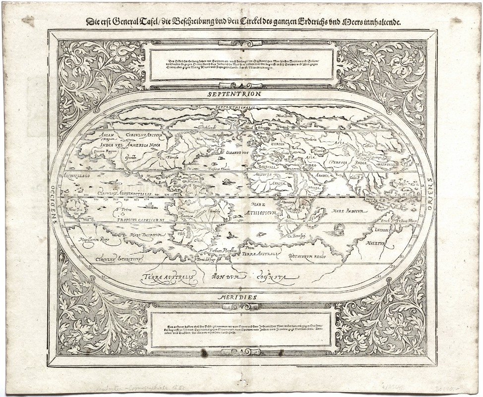 Die erst General Tafel ... des gantzen Erdtrichs ...