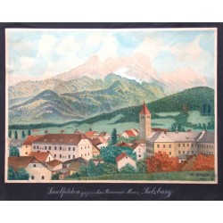 Saalfelden gegen das Steinerne Meer, Salzburg