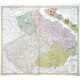 Carte des Etats de Boheme, avec le Souverain Duce de Silesie - Regni Bohemiae, Duc. Silesiae, Marchionatuum Moraviae et - Antique map