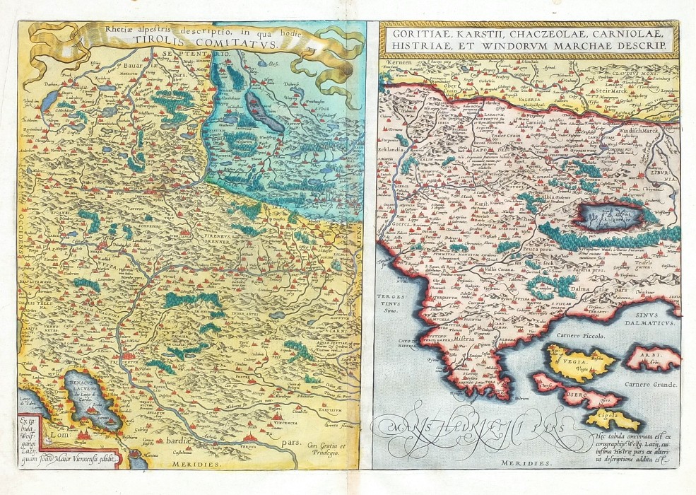 Rhetiae alpestris descriptio ... Tirolis Comitatus - Goritiae ...
