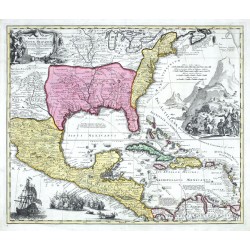 Regni Mexicani seu Novae Hispaniae, Floridae, Novae Angliae, Carolinae, Virginiae, et Pennsylvaniae  exhibita