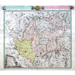 Repraesentatio Geographica Circuli Egerani, nec non Elbogensis - Carte du Territoire d'Egra, & du Cercle d'Elnbogue
