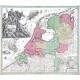 Belgium Foederatum auctius et emendatius edit. - Antique map