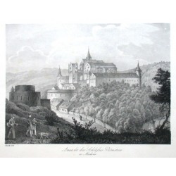 Ansicht des Schlosses Pernstein in Mähren