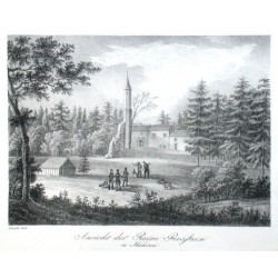 Ansicht der Ruine Rosstein in Mähren