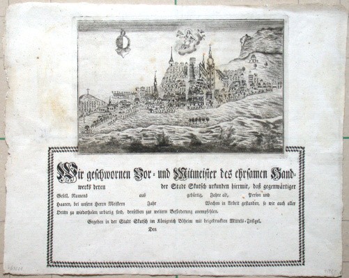 Skuteč - Staré mapy na prodej