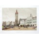 Boheme. Hôtel des trois Coqs. (Budweiss.) - Alte Landkarte