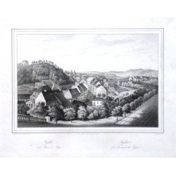 Teplitz vom Mont de Ligne - Teplitz pris du mont de Ligne