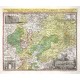 Hassiae Superioris et Wetterau partis delineatio - Antique map