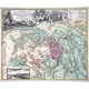 Geographica Descriptio Montani cuiusdam Districtus in Franconia in quo Illustrissimorum S. R. I. Comitum a Giech Particulare - Antique map