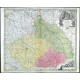 Mappa Geographica Regnum Bohemiae cum Adiuntis Ducatu Silesiae, et Marchionatib. Moraviae et Lusatiae repraesentans
