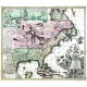 Accurata delineatio celeberrimae Regionis Ludovicianae - Antique map