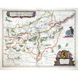 Namur - Namurcum Comitatus, Kupferstich Karte, Blaeu, 1638