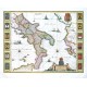 Kingdom of Naples - Regno di Napoli, copperplate engraving map, Blaeu, 1644 - Old maps for sale