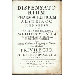 Dispensatorium pharmaceuticum Austriaco-Viennense