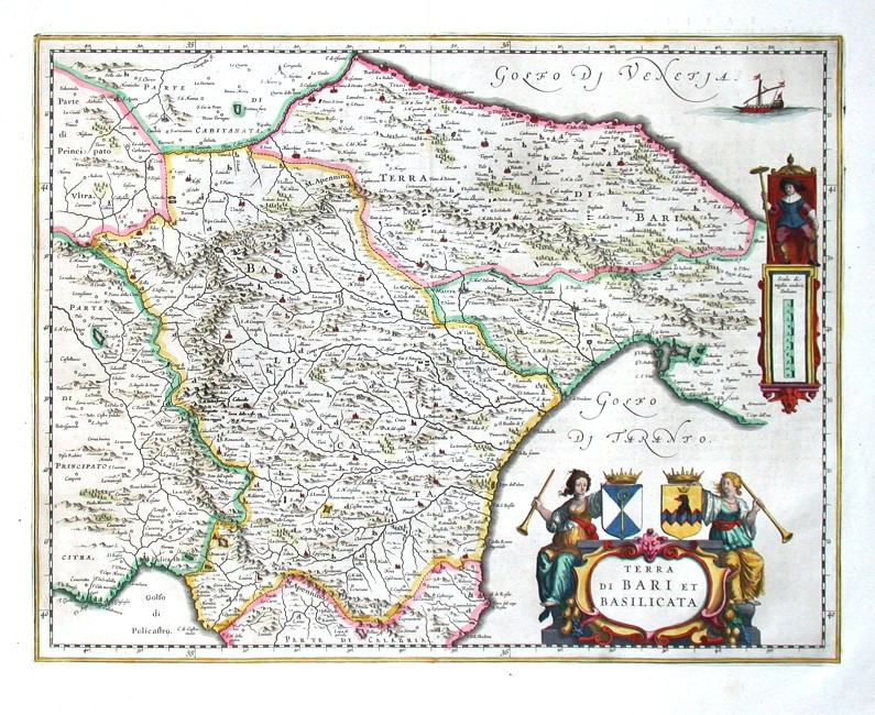 Terra di Bari et Basilicata - Stará mapa