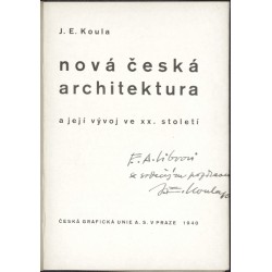 Nová česká architektura a její vývoj ve XX. století