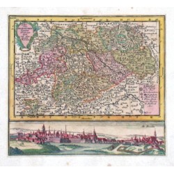 Des ober Schlesien Creises Südlicher theil mit abgetheilten Provintzen - Alt Dresden