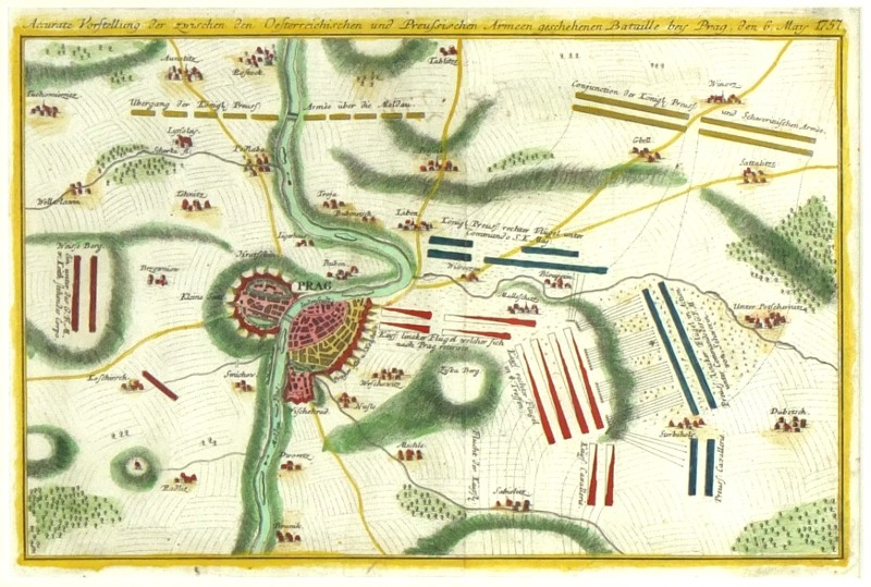 Praha - obléhání 1757