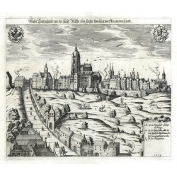 Wahre Contrafactur wie die Kays: Räthe zum Fenster hinauß geworffen worden seind ... 1618