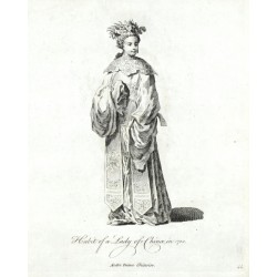 Habit of a Lady of China in 1700