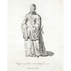 Emperor of Cina in his Robes in 1700