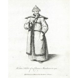 Winter Habit of a Chinese Mandarin in 1700