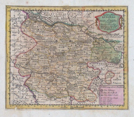 Herzogthum Lüneburg - Verkauf alter Karten