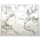 Karte des Atlantischen Oceans - Antique map