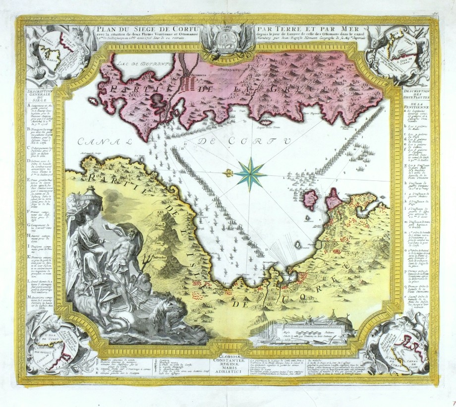 Plan du Siege de Corfu