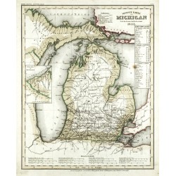 Neueste Karte von Michigan