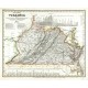 Neueste Karte von Virginia - Alte Landkarte