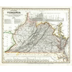 Neueste Karte von Virginia