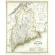 Neueste Karte von Maine - Stará mapa