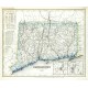 Connecticut - Antique map