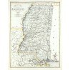 Neueste Karte von Mississippi