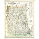 Neueste Karte von New Hampshire und Vermont - Antique map