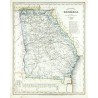 Neueste Karte von Georgia