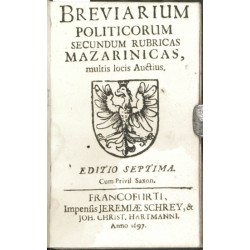 Breviarium politicorum secundum rubricas Mazarinicas