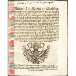 Articuln des allgemeinen Landtag-Schlusses ... 1710 ... 1711