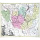 Mappa Geographica exhibens Electoratum Brandenburgensem, sive - Alte Landkarte