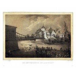 Die Kettenbrücke bei Jaromirsch
