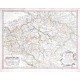Konigreich Boheim. Royaume de Boheme - Antique map
