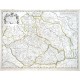 Carte de Boheme Moravie Silesie et Lusace - Stará mapa