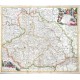 Regnum Bohemiae eique Annexae Provinciae ut Ducatus Silesiae Marchionatus Moraviae et Lusatiae Vulgo Die Erb-landeren - Antique map
