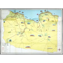 Libya Tourist Map