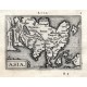 World and continents - Typus Orbis Terrarum + Europa + Asia + Africa + Novus Orbis - Antique map