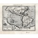 World and continents - Typus Orbis Terrarum + Europa + Asia + Africa + Novus Orbis - Antique map