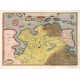 Frisiae Orientalis descriptio - Stará mapa