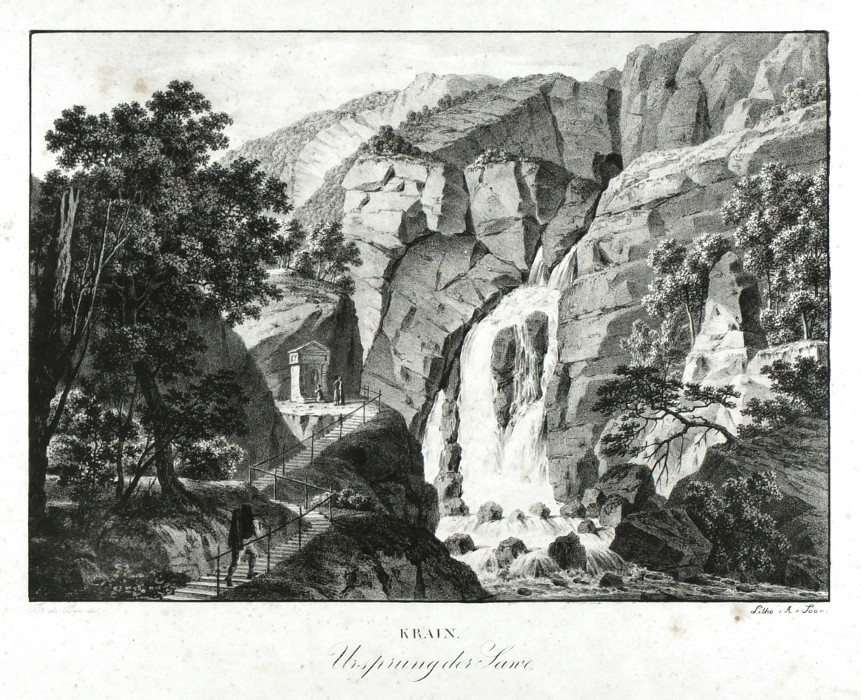 Krain. Ursprung der Sawe